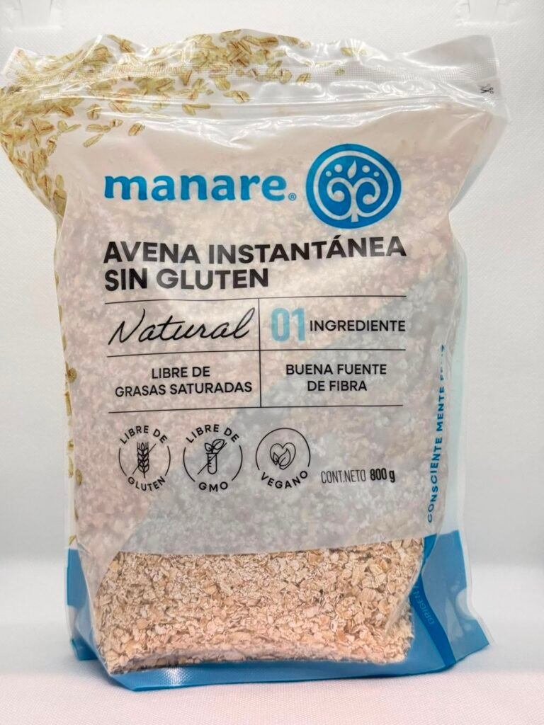 AVENA INSTANTANEA 800 G MANARE - BOLSA