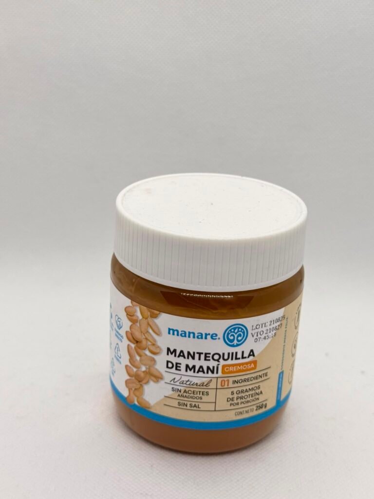 MANTEQUILLA DE MANI 250GR - MANARE